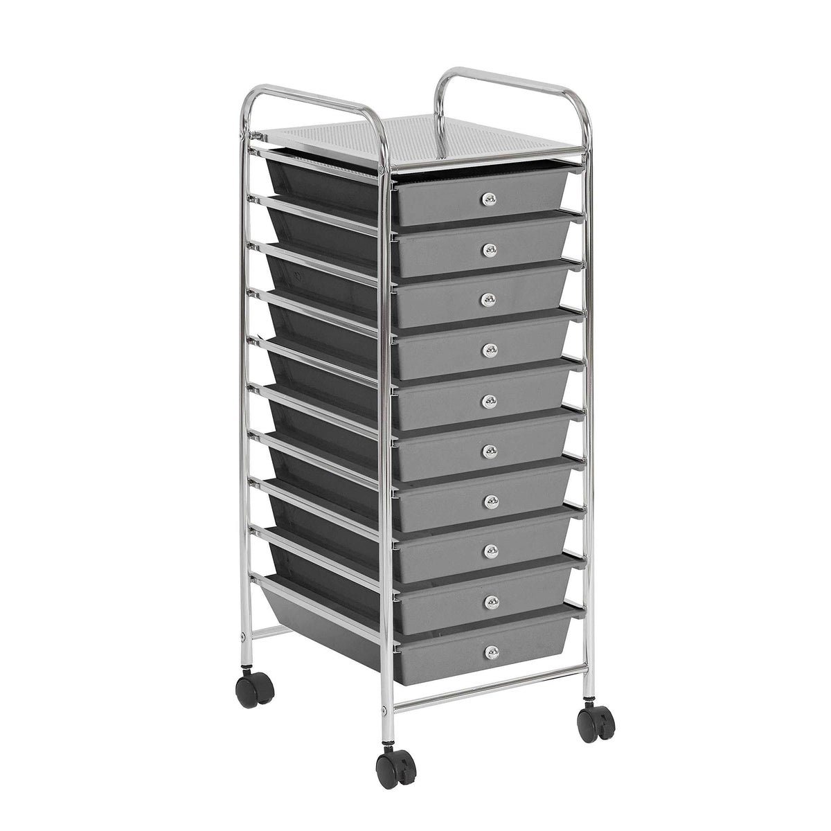 10-Tier Metal Rolling Cart Z95987