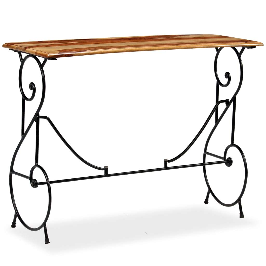 Solid Sheesham Wood Table 39.4"x15.7"x29.5" A914890