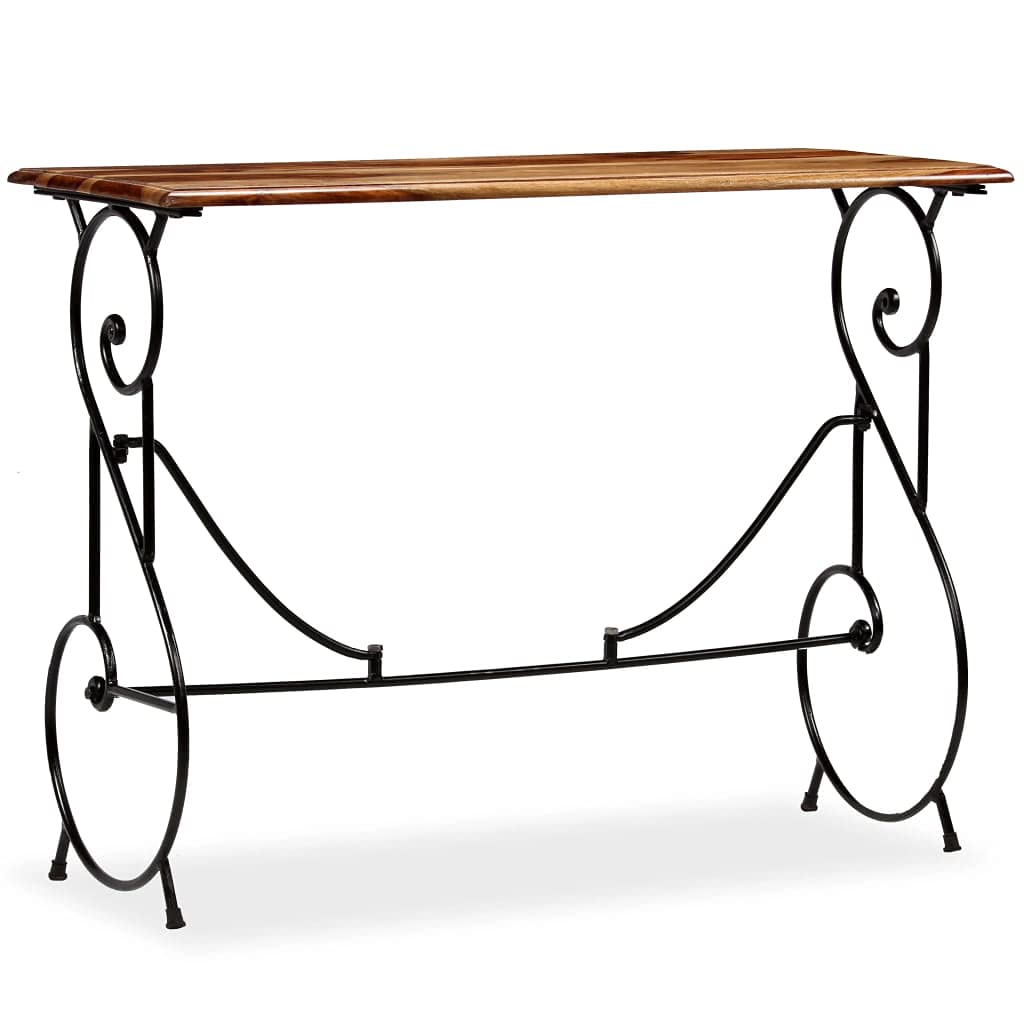 Solid Sheesham Wood Table 39.4"x15.7"x29.5" A914890