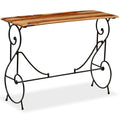 Solid Sheesham Wood Table 39.4"x15.7"x29.5" A914890