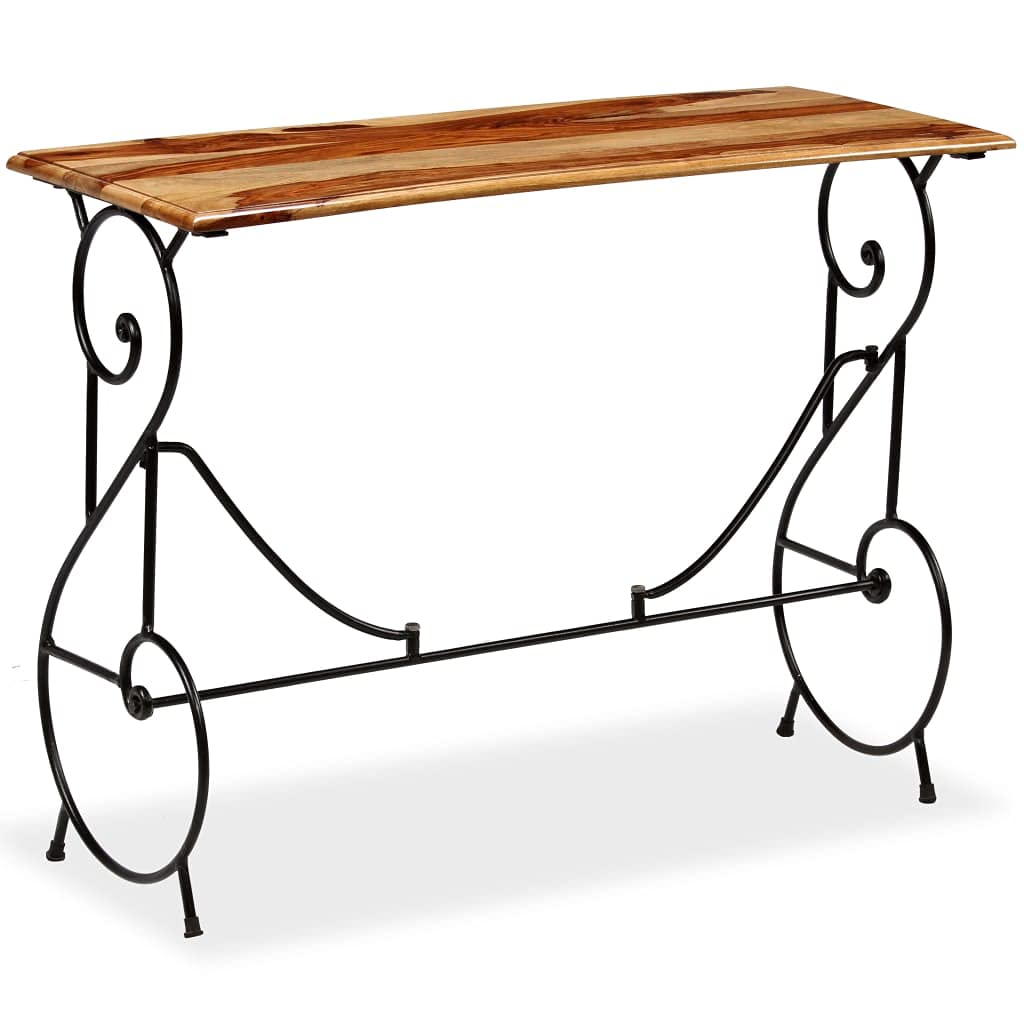 Solid Sheesham Wood Table 39.4"x15.7"x29.5" A914890