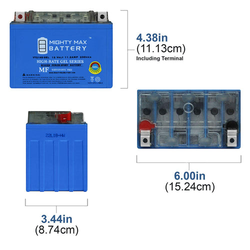 12V 11.2Ah GEL Battery Y672