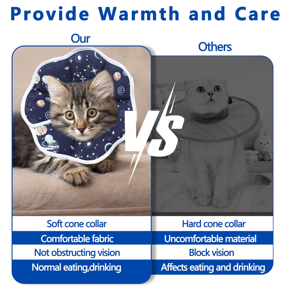 Adjustable Cat Recovery Collar I784