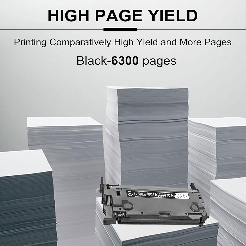 (3 Pack, Black) Remanufactured Toner Cartridge for HP Color 3600 Printer N18330